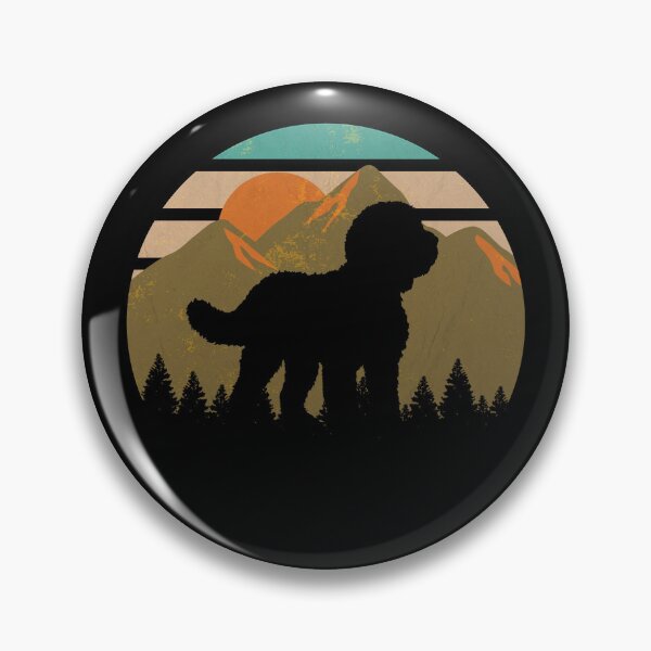Item preview, Vintage Mountains Wilderness Sheepadoodle Dog Gift  designed and sold by Guarddogdrive.