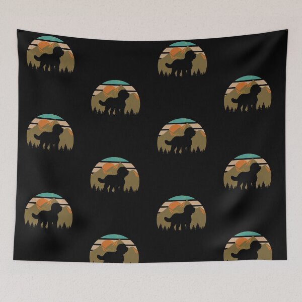 Item preview, Vintage Mountains Wilderness Sheepadoodle Dog Gift  designed and sold by Guarddogdrive.