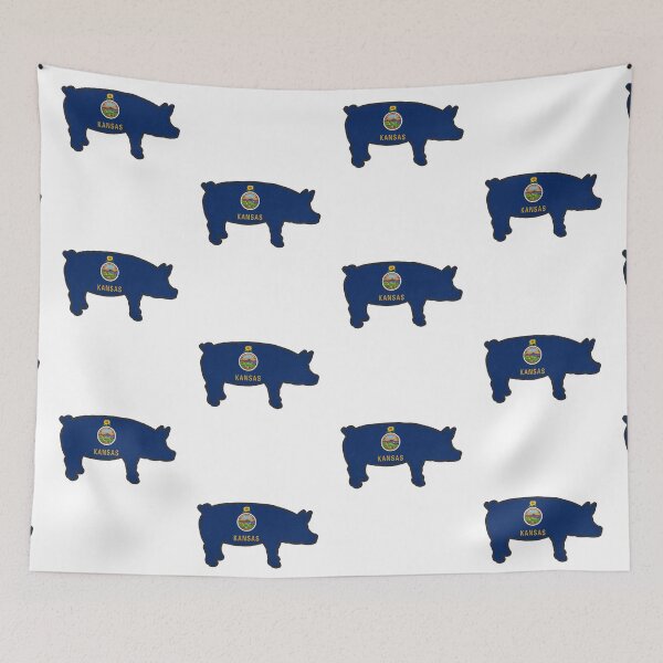 Item preview, Kansas BBQ Pig Pride KS designed and sold by ccheshiredesign.