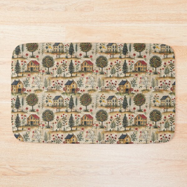 Item preview, Fraktur-Style Rustic Farmhouse Art Print designed and sold by thaneydesign.