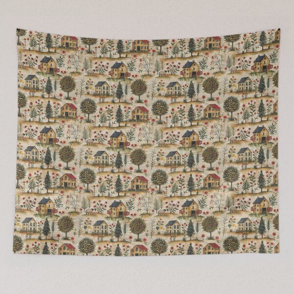 Item preview, Fraktur-Style Rustic Farmhouse Art Print designed and sold by thaneydesign.