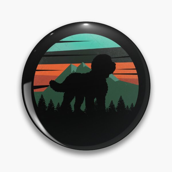 Item preview, Vintage Sky Mountains Wilderness Sheepadoodle Gift  designed and sold by Guarddogdrive.