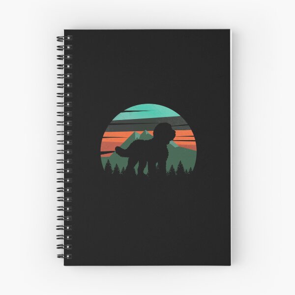 Item preview, Vintage Sky Mountains Wilderness Sheepadoodle Gift  designed and sold by Guarddogdrive.