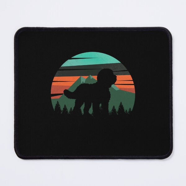 Item preview, Vintage Sky Mountains Wilderness Sheepadoodle Gift designed and sold by Guarddogdrive.