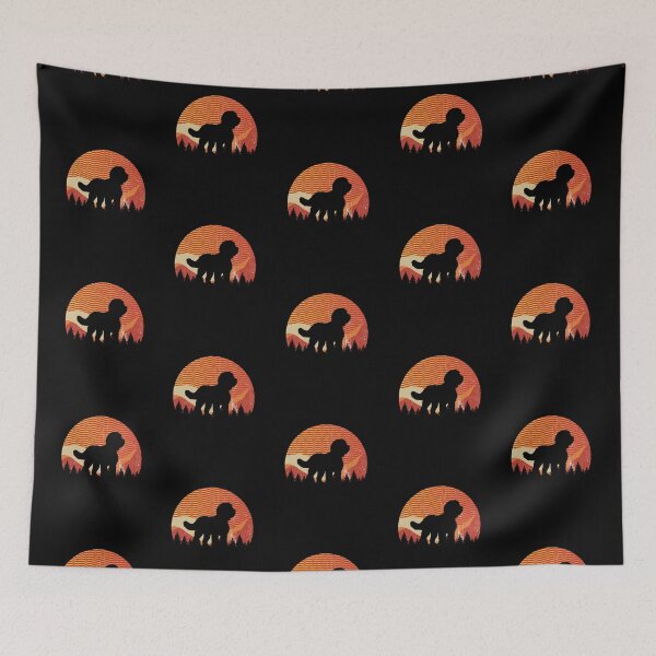Item preview, Vintage Sky Lines Mountains Wilderness Sheepadoodle Gift  designed and sold by Guarddogdrive.
