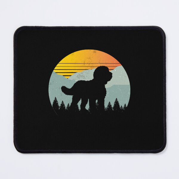 Item preview, Sunny Vintage Mountains Wilderness Sheepadoodle Gift  designed and sold by Guarddogdrive.