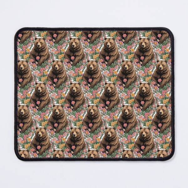 Item preview, A Montana Bear Surrounded By Bitterroot Flowers Pattern designed and sold by taiche.