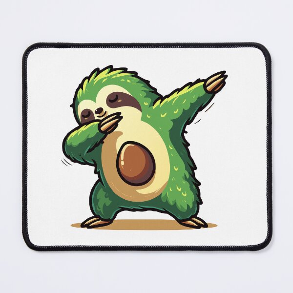 Item preview, Dabbing Avocado sloth designed and sold by Designowner.