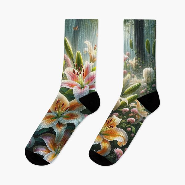 Item preview, Light-flooded flower forest designed and sold by Cerberus-Art.