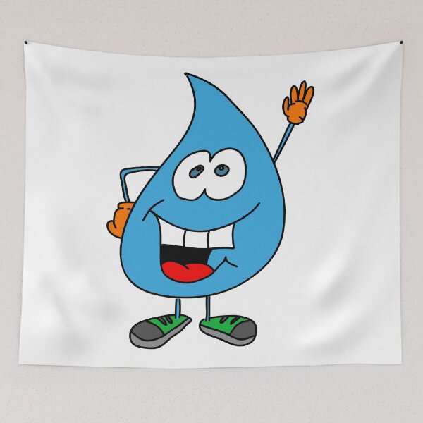 Item preview, Happy drop of water - Vector designed and sold by carlotoffolo.