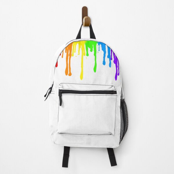 Item preview, Rainbow Paint Running on White designed and sold by Mothrrr.