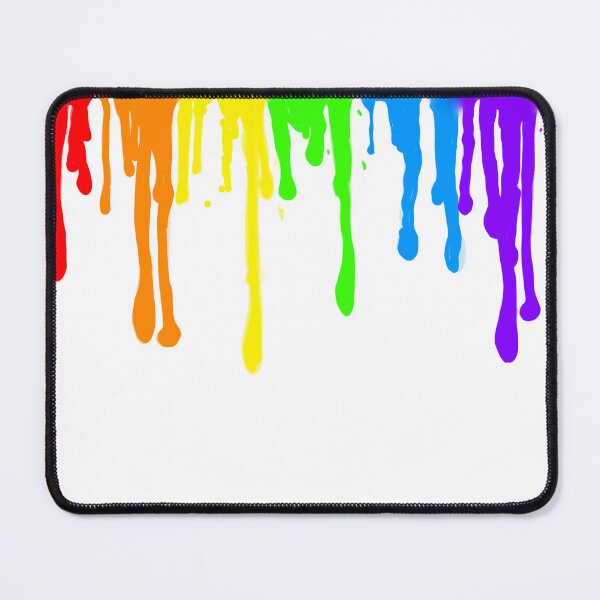 Item preview, Rainbow Paint Running on White designed and sold by Mothrrr.