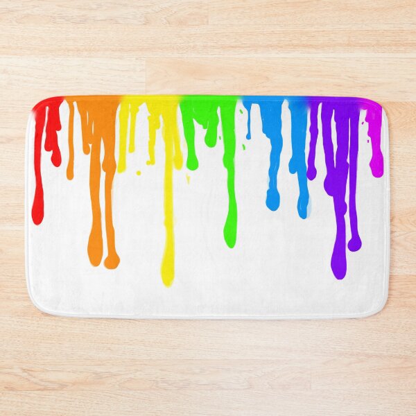 Item preview, Rainbow Paint Running on White designed and sold by Mothrrr.