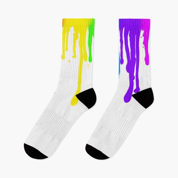 Item preview, Rainbow Paint Running on White designed and sold by Mothrrr.