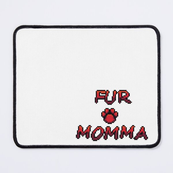 Item preview, FUR MOMMA - Fur Mom Mother's Day Pawprint (RED) designed and sold by pixelapparel.