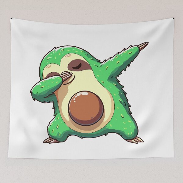 Item preview, Dabbing Avocado sloth designed and sold by Designowner.
