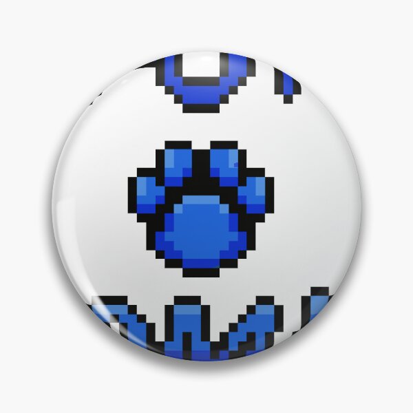 Artikelvorschau, FUR MOMMA - Pfotenabdruck zum Muttertag für Pelzmama (BLAU) entworfen und verkauft von pixelapparel.