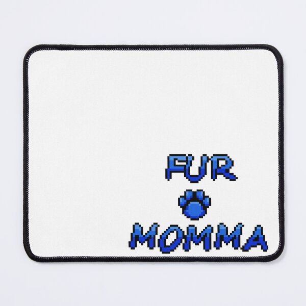 Item preview, FUR MOMMA - Fur Mom Mother's Day Pawprint (BLUE) designed and sold by pixelapparel.