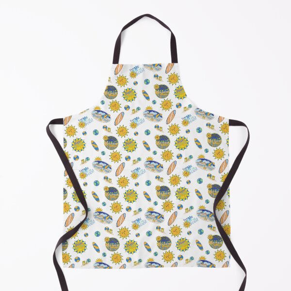 Item preview, Great Sunny Beach seamless Pattern Design with bright colors on a transparent Background. Time for fun in the Sun at the BEACH!  designed and sold by MichCortez9.
