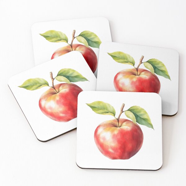 Item preview, apple watercolor drawing designed and sold by rydercup73.
