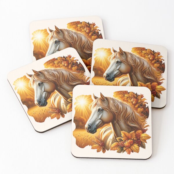 Item preview, Equine Splendor in Autumn's Embrace designed and sold by Delemore Art.