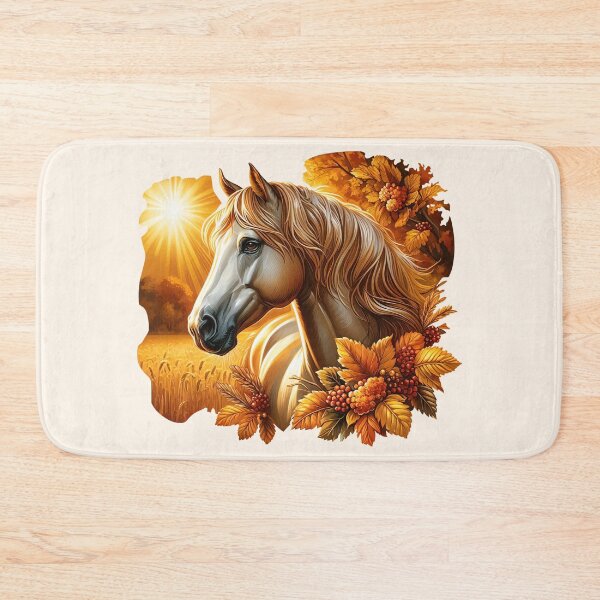 Item preview, Equine Splendor in Autumn's Embrace designed and sold by Delemore Art.