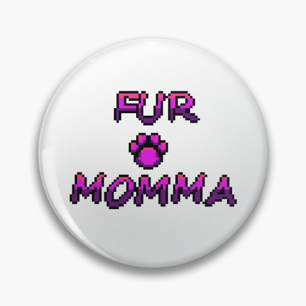 Artikelvorschau, FUR MOMMA - Pfotenabdruck zum Muttertag für Pelzmama (LILA) entworfen und verkauft von pixelapparel.