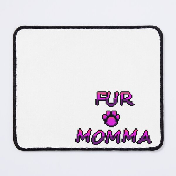 Item preview, FUR MOMMA - Fur Mom Mother's Day Pawprint (PURPLE) designed and sold by pixelapparel.