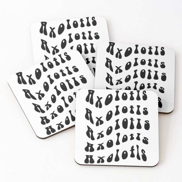 Item preview, Retro Axolotl Wavy Text Word Art designed and sold by VODkmw.