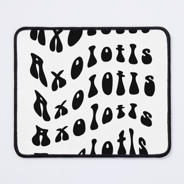 Item preview, Retro Axolotl Wavy Text Word Art designed and sold by VODkmw.