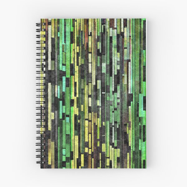 Item preview, Yellow and Green Vertical Line Abstract Patterns no.3 designed and sold by Kendall Anderson.
