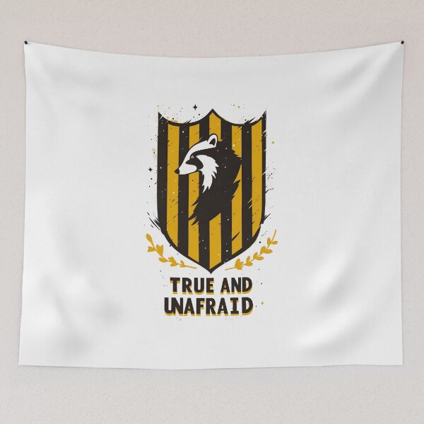 Item preview, True and Unafraid - Badger - Shield- Fantasy designed and sold by Fenay Designs.