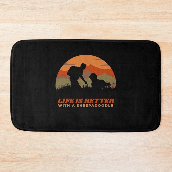 Item preview, Life Is Better With A Sheepadoodle Vintage Dog Gift  designed and sold by Guarddogdrive.