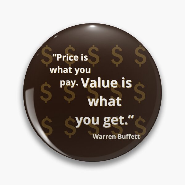 Item preview, Warren Buffett quote, one of the best on dollars  designed and sold by coloursforkids.