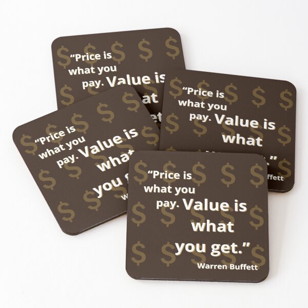 Item preview, Warren Buffett quote, one of the best on dollars  designed and sold by coloursforkids.