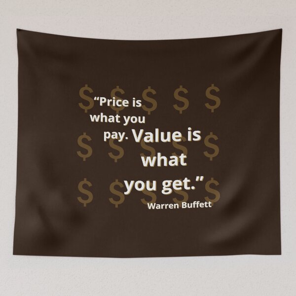 Item preview, Warren Buffett quote, one of the best on dollars  designed and sold by coloursforkids.