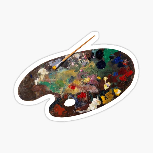 paint palette Sticker