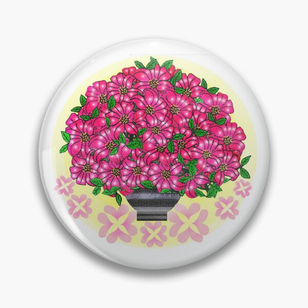 Item preview, Pink floral arrangement  designed and sold by Shirley cute art .