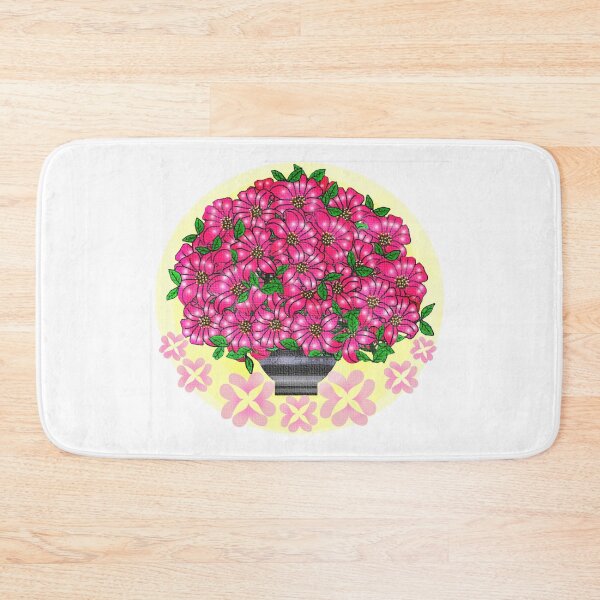 Item preview, Pink floral arrangement  designed and sold by Shirley cute art .