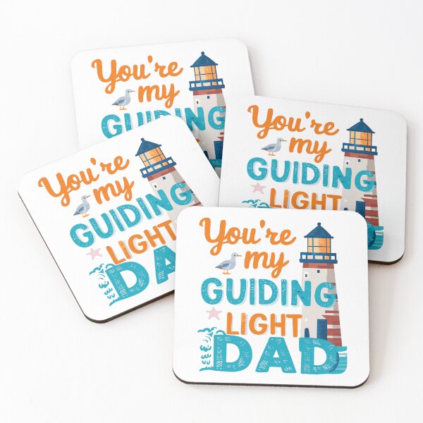 Item preview, You're My Guiding Light Dad: Serene Father's Day Gift Lighthouse Illustration! designed and sold by HahaHandlesHub.