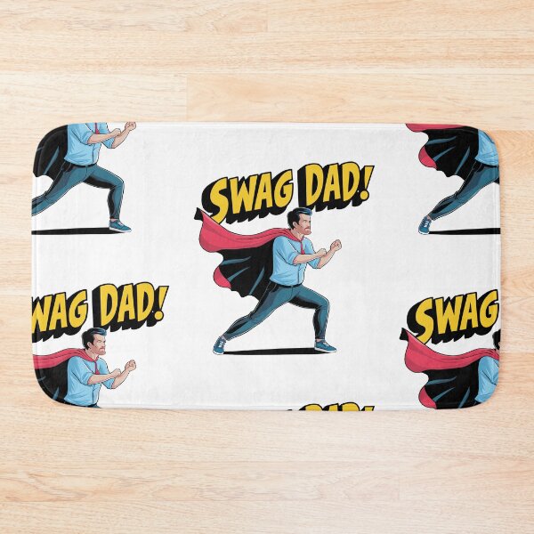 Item preview, Swag Dad Comic Book Cover - Dynamic Father's Day Illustration! designed and sold by HahaHandlesHub.