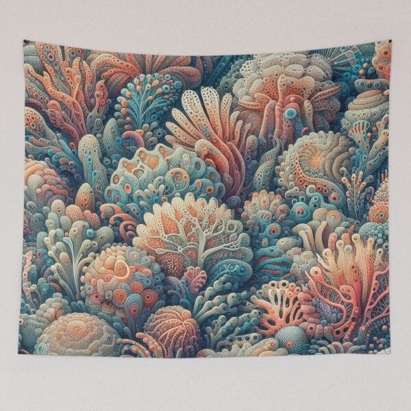 Item preview, Coral Kingdom: Underwater Coral Pattern designed and sold by Rui Fernandes.