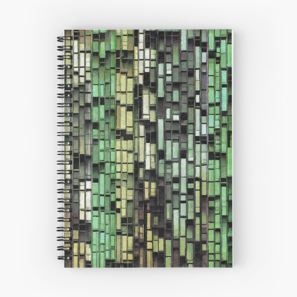Item preview, Yellow and Green Vertical Line Abstract Patterns no.5 designed and sold by Kendall Anderson.