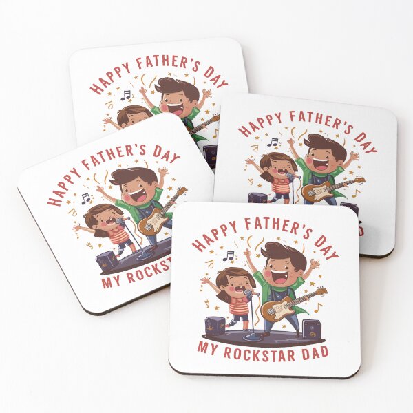 Item preview, Rockstar Dad Father's Day Sticker - Fun Musical Celebration! designed and sold by HahaHandlesHub.
