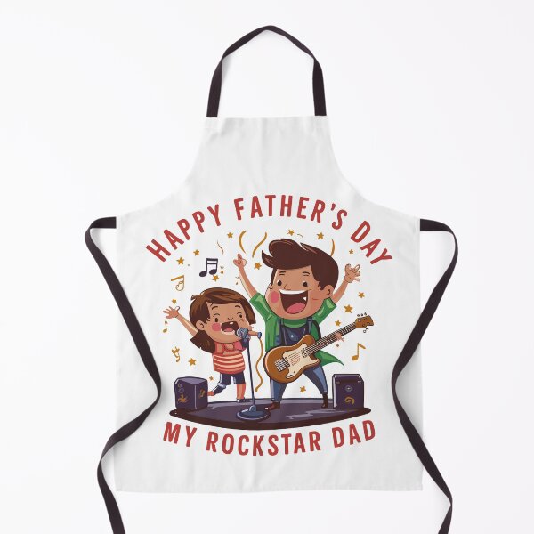 Item preview, Rockstar Dad Father's Day Sticker - Fun Musical Celebration! designed and sold by HahaHandlesHub.