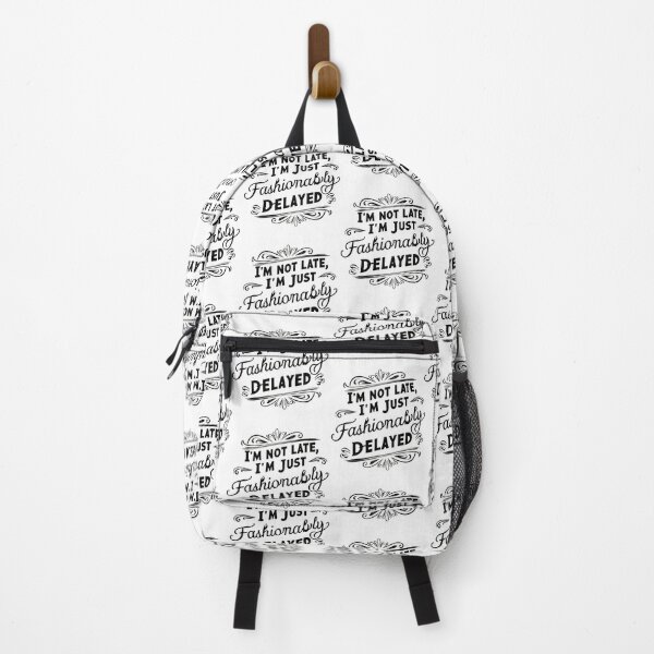 Item preview, Fashionably Delayed Typography Design - Stylish Father's Day Art! designed and sold by HahaHandlesHub.