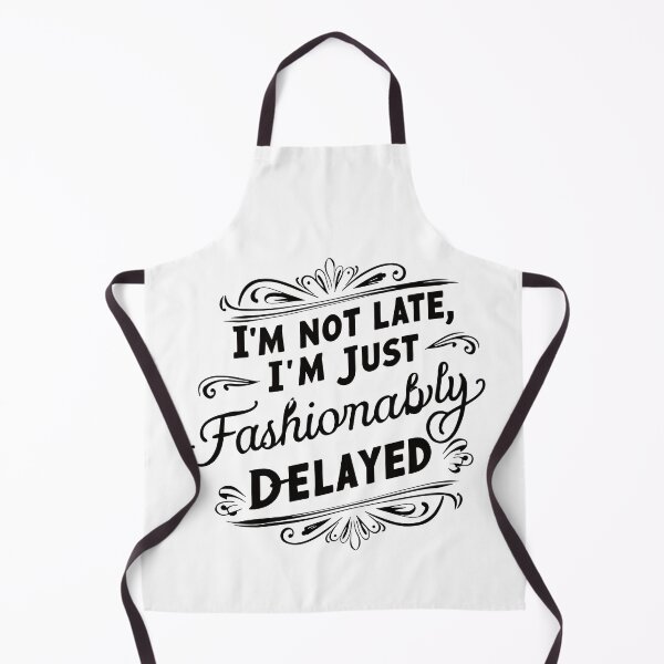 Item preview, Fashionably Delayed Typography Design - Stylish Father's Day Art! designed and sold by HahaHandlesHub.