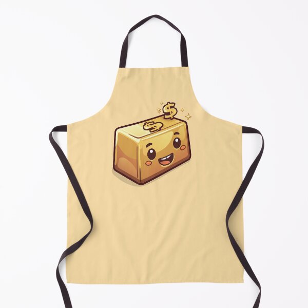 Item preview, Cute Gold Bar on Yellow Background designed and sold by SpoonToonCnt.