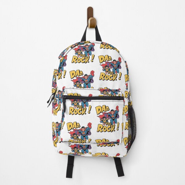 Item preview, Dynamic Superhero "Dad You Rock" Comic Book Cover - Father's Day Fun! designed and sold by HahaHandlesHub.