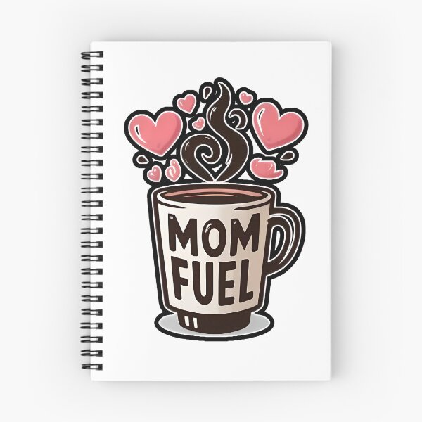 Artikelvorschau, Mom Fuel Kaffeetasse T-Shirt entworfen und verkauft von TrendyGraphTees.